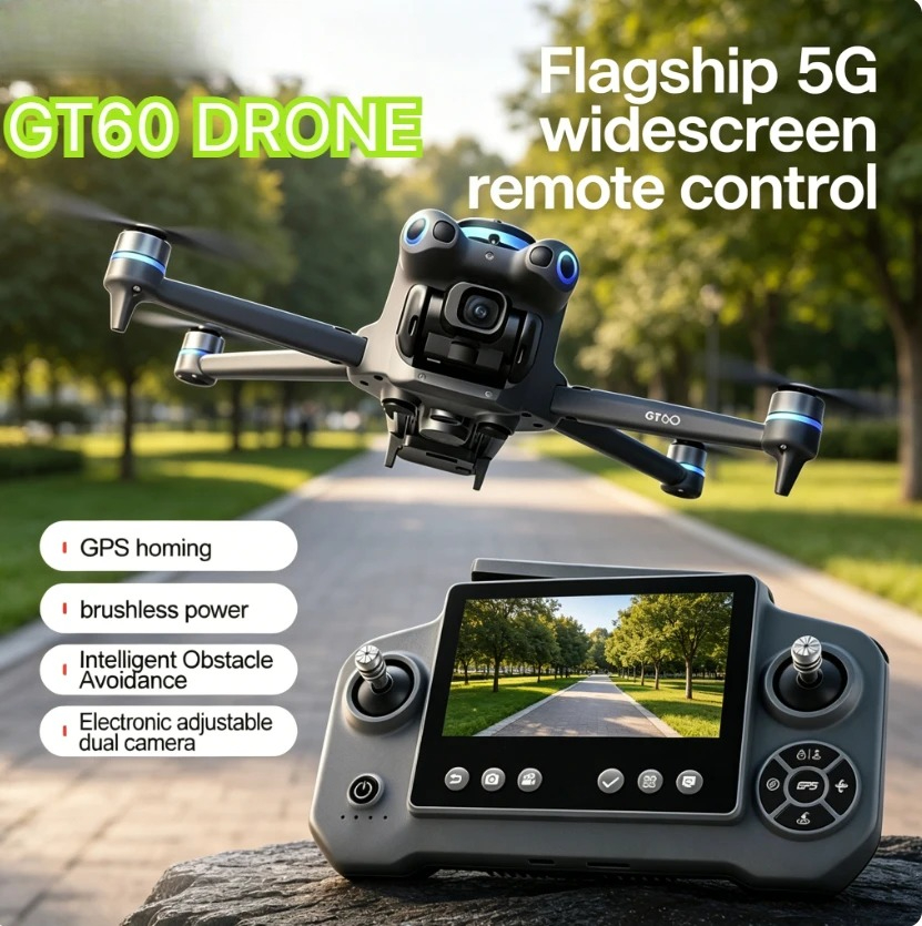 Drone Mapping - Drone Originale GT60 GPS Pieghevole con