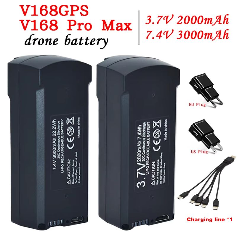 Drone Mapping - Batteria GPS V198 7.4V 3000mAh per