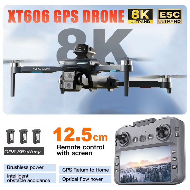 Drone XT606 MAX 3 con Batteria - Drone Surveying recensione e prezzo